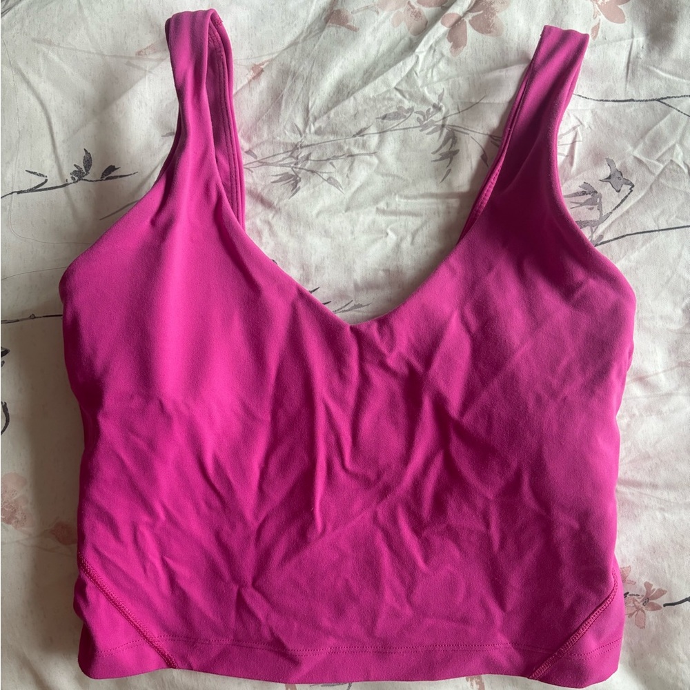 Sonic pink lulu align tank!